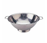 Vogue Colander in Silver with Large Handles - Durable - Stainless Steel - 10"