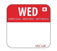Vogue L933 Colour Coded Food Labels (Pack of 1000)