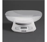 Vogue Compact Add n Weigh Scale 5kg - Food Scale for Baking, Cooking, Keto and Meal Prep DE121