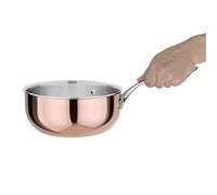 Vogue Tri Wall Copper Flared Saute Pan 200mm - [CM677]