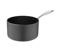 Vogue CP763 Anodised Aluminium Non Stick Sauce Pan, 200 mm | Even heat distribution eliminates hot spots for commercial kitchens, while the sturdy handle ensures secure, easy transport.