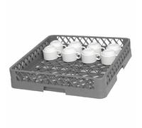 Vogue Cup Dishwasher Rack with Open Bottom Design Fast Drying 500x500mm
