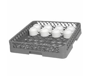 Vogue Cup Dishwasher Rack with Open Bottom Design Fast Drying 500x500mm