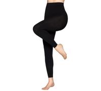 Vogue Curvy Women's Footless Tights Large Sizes 80 Denier 1 Piece, black, 56-60 Große Größen