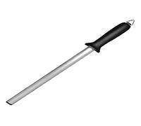 Vogue Professional Honing Steel Diamond Knife Sharpening Steel 30.5cm / 12 inch, Rockwell Hardness 99°, Microcrystalline Diamond Surface, Hanging Hook Storage | D161