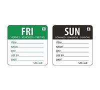 Vogue Day of The Week Prepared Sunday Black - (Roll 500) & Vogue Day of The Week Prepared Friday Green - (Roll 500)