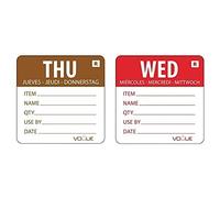 Vogue Day of The Week Prepared Wednesday Red - (Roll 500) & Vogue Day of The Week Prepared Thursday Brown - (Roll 500)