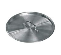 Vogue Deep Boiling Pot Lid 24 cm, Aluminium, Size: 23.5(Dia)cm, Compatible with Boiling Pot S348 (Sold Separately), S356