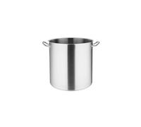 Vogue Deep Stock Pot 35.5 Litre, Stainless Steel, Large Stew Pot, Size: 360(Dia)mm - Induction Hob, Gas, Electric & Solid Top Compatible, Lid Sold Separately (T147), T555