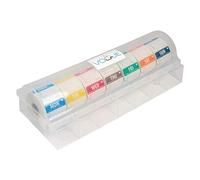 Vogue Dissolvable Day of the Week Starter Kit - 51mm 2" (Dispenser) | Dispenses labels quickly to streamline food safety and color-coded rotation in busy commercial kitchens.