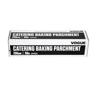 Vogue Baking Parchment Paper 440 mm x 50 metres, White, Silicone Coating Stops Baked Goods Sticking - Gluten, Wheat & Chlorine Free - Extra-Wide Baking Paper, Temperatures up to 230°C, DM177