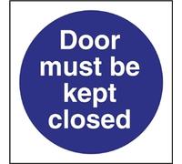 Vogue Door Must Be Kept Closed Sign