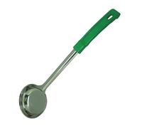 Vogue DP016 Stainless Steel Solid Spoodle, 118 mL Capacity, Green