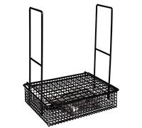 Vogue DP987 Wire Rinsing Basket For Cutlery/Crockery, Black