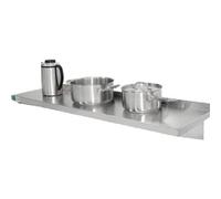 Vogue Durable Stainless Steel Kitchen Shelf | 50kg Capacity | 1200(W) x 300(D) mm | Brackets Included | Y751