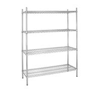 Vogue EDLP Flat Pack 4 Shelf Unit - 1525x460x1840mm 60x18x72 1/2"