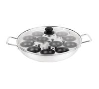 Vogue Aluminium Egg Poacher Non - Stick Cups - 12 Egg 350mm 14"