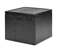 Vogue EPP Insulated Pizza Box 59L, 8 Pizza Capacity, 480x480x405mm | Compact 480x480x405mm exterior profile fits easily in vehicles while protecting food temperatures during transport.