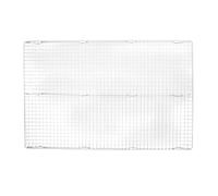 Vogue Extra Large Heavy Duty Cake Pastry Loaf Wire Cooling Tray Rack, Size: 635 x 406mm, Stainless Steel Patisserie Grid, Commercial Restaurant Bakery Café or Home Kitchen Use | J810