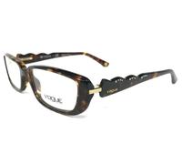 Vogue Eyeglasses Frames VO2690-B W656 Brown Tortoise Gold Crystals 52-15-135