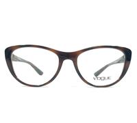 Vogue Eyeglasses Frames VO5102 2386 Dark Havana Cat Eye Full Rim 51-17-135