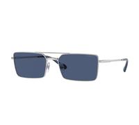 VOGUE EYEWEAR Man VO4309S 323/80 Sunglasses Metal Silver Blue Squared Normal