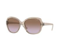 VOGUE EYEWEAR VO2871S 299068 Woman Sunglasses Injected Brown Brown Squared Normal Shaded