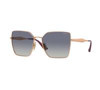 VOGUE EYEWEAR Woman VO4284S 51524L Sunglasses Metal Gold Grey Squared Normal Shaded