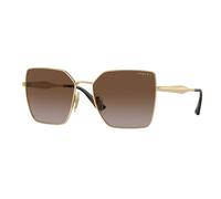 VOGUE EYEWEAR VO4284S 848/T5 Woman Sunglasses Metal Gold Brown Squared Polarized Shaded
