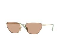 VOGUE EYEWEAR VO4316S 848/3 Woman Sunglasses Metal Gold Brown Geometric Normal