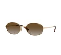 VOGUE EYEWEAR VO4323S 848/T5 Woman Sunglasses Metal Gold Grey Round Polarized Nuanced