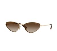 VOGUE EYEWEAR VO4339S 848/13 Woman Sunglasses Metal Gold Brown Cat Eye Normal Nuanced