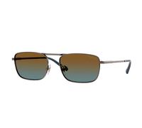VOGUE EYEWEAR VO4346S 51351F Man Sunglasses Metal Brown Blue Pillow Polarized Nuanced