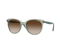 Vogue Eyewear Woman Sunglass VO5453S - Frame color: Transparent Light Green, Lens color: Brown Gradient