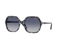 VOGUE EYEWEAR VO5561S 31474L Woman Sunglasses Acetate Blue Squared Normal Shaded