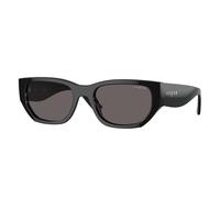 VOGUE EYEWEAR VO5586S W44/87 Woman Sunglasses Acetate Black Grey Squared Normal