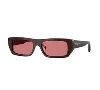 VOGUE EYEWEAR VO5657SU 324275 Woman Sunglasses Acetate Brown Red Squared Normal
