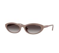 VOGUE EYEWEAR VO5697SU 32728G Woman Sunglasses Nylon Brown Grey Round Normal Nuanced