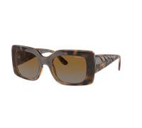 VOGUE EYEWEAR Woman VO5481S 2386T5 Sunglasses Injected Brown Brown Squared Polarized Shaded