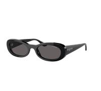 Vogue Eyewear Woman Sunglass VO5582S - Frame color: Black, Lens color: Black Smoke