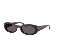 Vogue Eyewear Woman Sunglass VO5582S - Frame color: Full Brown, Lens color: Black Smoke