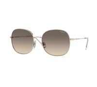 VOGUE EYEWEAR Woman VO4272S 848/13 Sunglasses Metal Gold Brown Round Normal Shaded