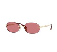VOGUE EYEWEAR Woman VO4342S 848/75 Sunglasses Metal Gold Red Round Normal