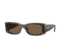 VOGUE EYEWEAR Woman VO5584S W65673 Sunglasses Acetate Brown Brown Squared Normal