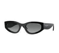VOGUE EYEWEAR Woman VOGUE EYEWEAR VO5585S W44/11 Sunglasses Acetate Black Grey Geometric Normal Shaded