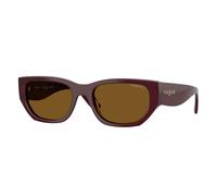 VOGUE EYEWEAR Woman VOGUE EYEWEAR VO5586S 328483 Sunglasses Acetate Red Brown Squared Polarized