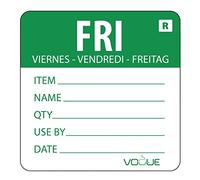 Hygiplas Removable Day of The Week Label Friday (Pack of 500)
