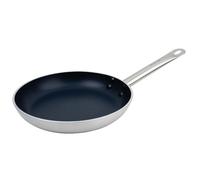 Vogue Frying Pan in Silver Aluminium - Induction Compatible and Non Stick 260mm