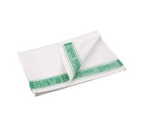 Vogue E912 Glass Cloth, Linen Union, 30" x 20", Green Border