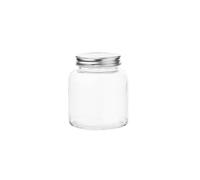 Vogue Glass Jar with St/St Lid - 84(dia)x100(h)mm 330ml 12oz (Box 6)
